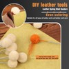 BUTUZE Wool Daubers Wool Daubers Ball Brush Leather Dye Tool