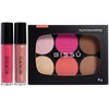 Kit de Maquillaje para Rostro: 1 Paleta con Iluminador, Rubor
