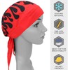 Lobimelan 3 Pcs Doo Rags for Men Skull Cap Breathable