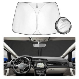 SHAOHAO SHAOHAO Kompatibel mit VW touran L MK2 5T 2016-2023 Sonnenblende Faltbare Sonnenblende UV- und Hitzeschutz Sonnenblende Windschutzscheibe VW touran zubeh?r
