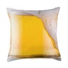 Funny Adult Beer Drinker Pub Throw Pillow