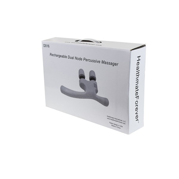 HealthmateForever Rechargeable Dual Node Percussive Massager D016