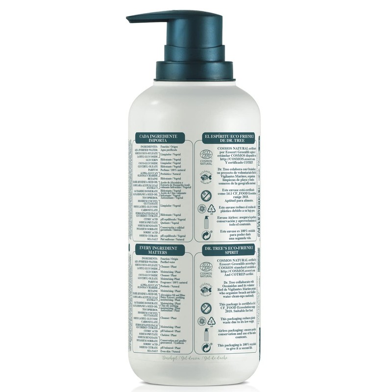 Dr. Tree Skin-nourishing and protective shower gel, suitable for sensitive