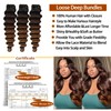 10A Bundles With Closure Loose deep Wave 16 18 20+16in,