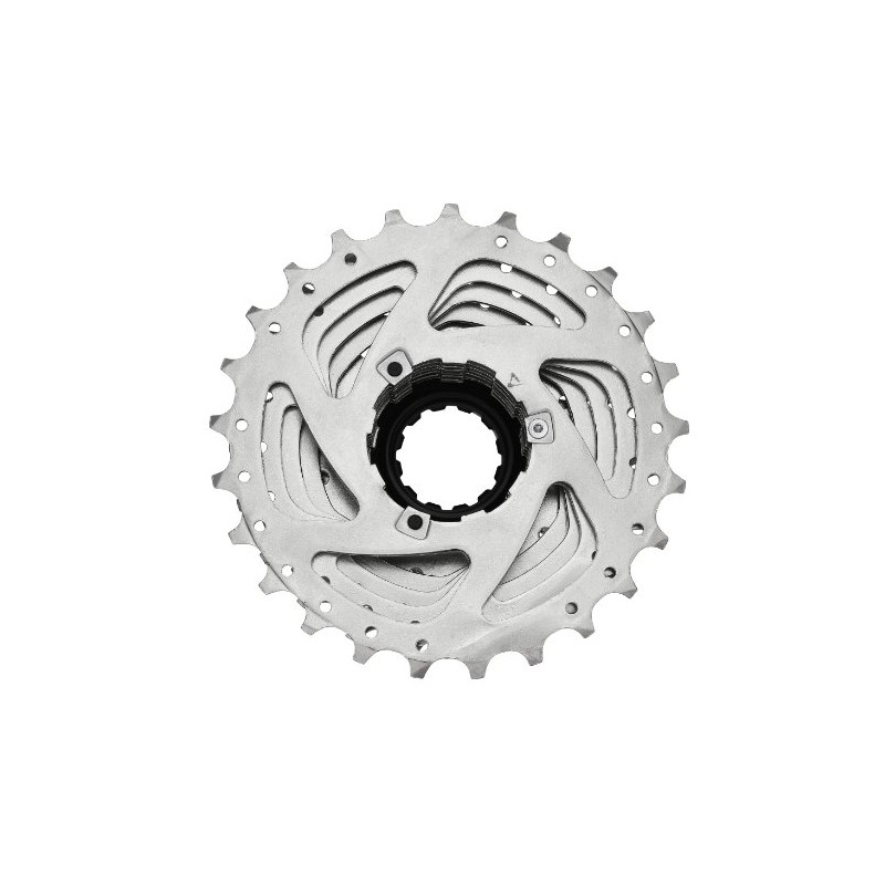 SunRace CSR91 9-Speed Nickel Plated Cassette with Alloy Lockring and