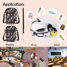 MNIGIU TV Show Crossbody Bag TV Show Merch TV Show Fans Gift TV Show Themed Gift (DeadCrossbody)