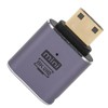 WOOXGEHM Mini HDMI Male to Female Adapter, Supports 8K 60Hz