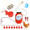 Automatic Chicken Waterer System Complete Set Pipeline Poultry Water Feeder