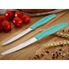 ECHTWERK Set di 6 coltelli da pane (acciaio inox con