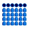 M10 Plastic Nut and Bolt Protection Dome Cover, Blue Hex