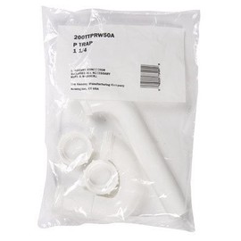 Plumb Pak P Trap 1-1/4 " Plastic White Polybag
