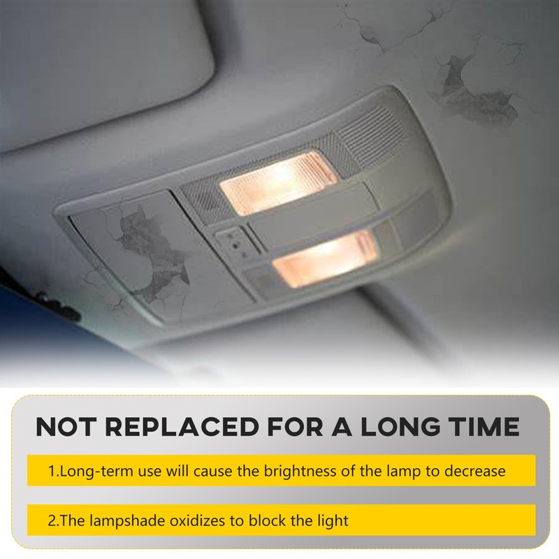 Donpida Overhead Map Lamp Console Reading Lights with Sunroof Switch