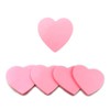 Saktopdeco 4 Pads Small Heart Sticky Notes - Pink Valentines