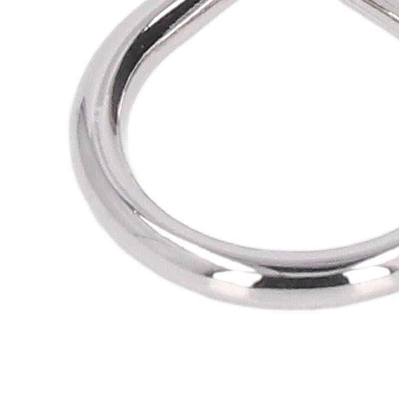 120Pcs Metal D Rings Seamless Interface Strong Load Bearing Gold