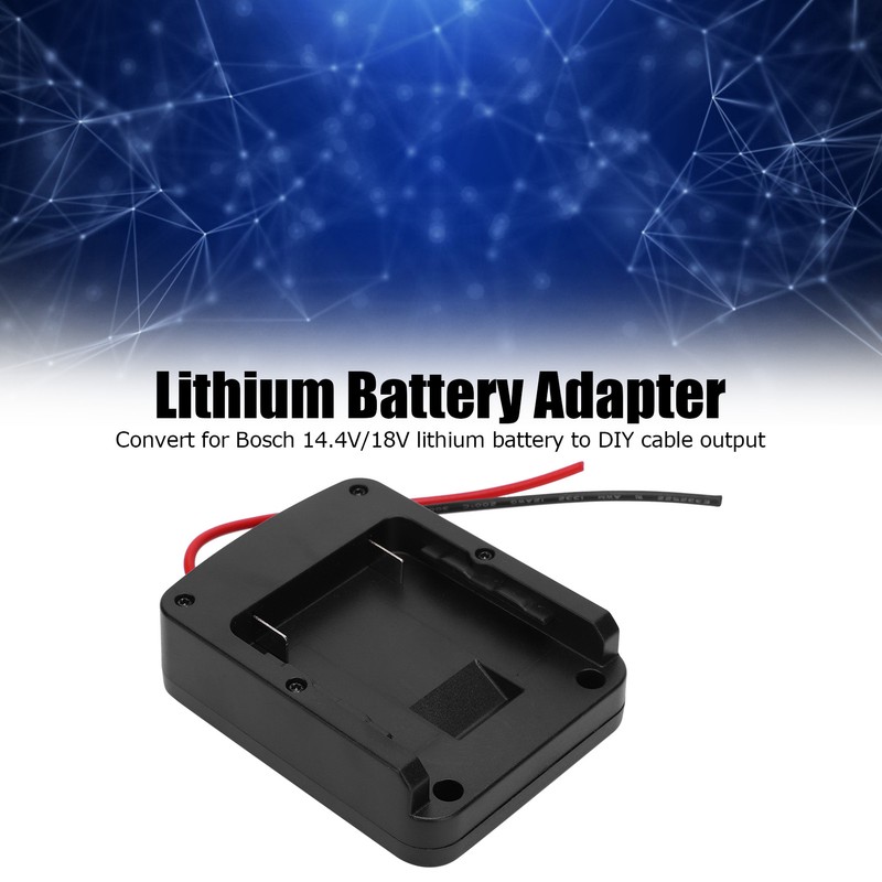 Battery Adapter for Bosch 14.4V/18V Lithium Convert to DIY Cable
