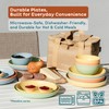 Nook Theory Reusable Wheat Straw Plates 8 Pcs - Non