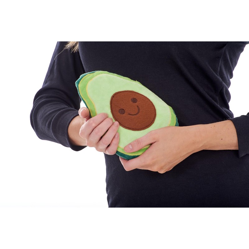 K Collection Heat Pack with Novelty Plush Cover - Avocado
