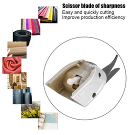 QANYEGN Alloy Steel Scissor Blades, Electric Scissors Cloth Cutting Head, Electric Scissor Blades for Cutting Soft Materials Fabric(Tungsten Steel)