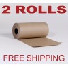 Kraft Paper Roll 2 ROLLS - 12" x 1200' Brown