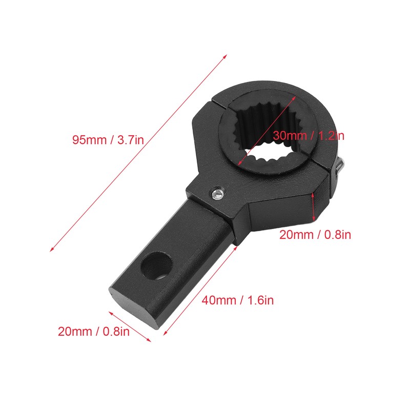 Pair of 0.75in 1.18in ATV UTV Light Bar Mounts 360