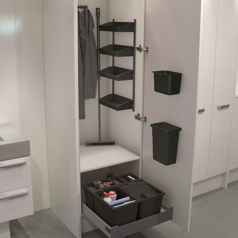 SOTECH BioBin Wall Holder Anthracite for Multifunctional Containers Organic Waste