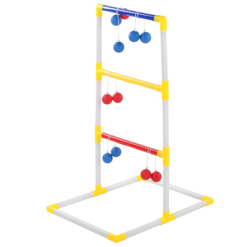 Portable Ladder Ball Toss Game Set Indoor Outdoor Patio Backyard