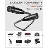 VANDESAIL XLR Kabel 10 Fuß 2er Pack Mikrofonkabel, OFC Geflochtenes