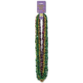 Mardi Gras Swirl Beads Pack of 2
