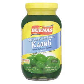 Buenas Kaong Sugar Palm Fruit in Syrup (Green) 340g