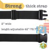 Aburbe 2-Pack Heavy Duty Luggage Straps - Adjustable Securing Belts