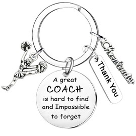 Cheer Coach Gifts for Women Cheer Keychains Gifts for Cheerleader Coaches Cheerleading Accessories Thank You Cheer Coach Gift