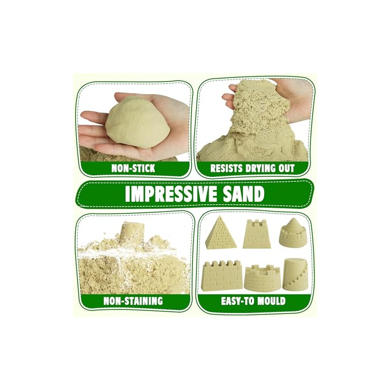 Billeeit Sand Construction Kit with Foldable 15 x 15 in