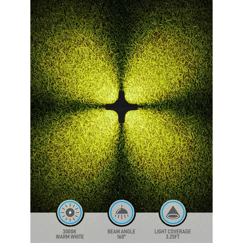 LEONLITE Low Voltage Path Lights, 3W LED Landscape Pathway Lights,