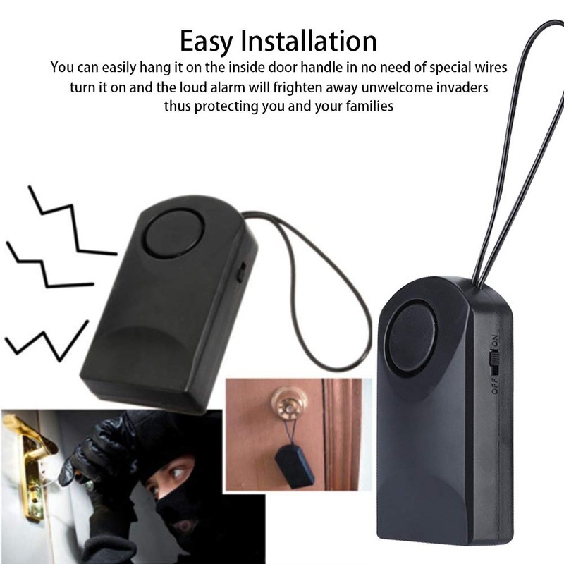 Kafuty 120db Wireless Touch Sensor Alarm Portable Loud Door Knob