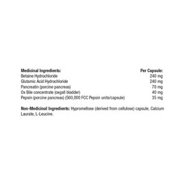 THORNE Thorne Advanced Digestive Enzymes (formerly Bio-Gest) - Plus Gallbladder Support, Blend of Digestive Enzymes to Aid Digestion - 180 Capsules - 90 Servings