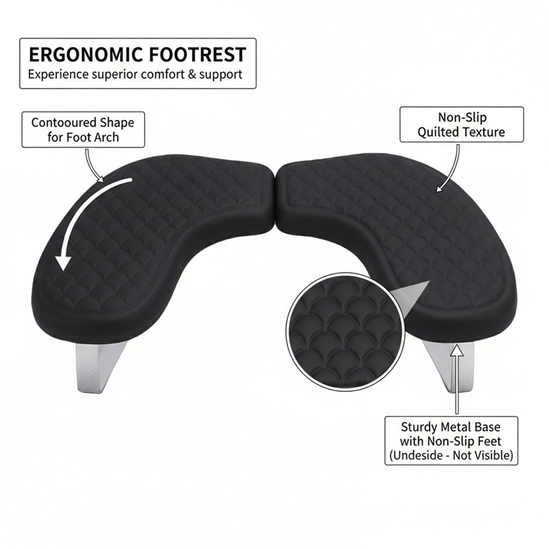 U Shaped Nail Arm Rest, Ergonomic Manicure Hand Rest Stand