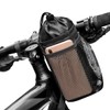 Caudblor Bicycle Bottle Cage Handlebar Bag Aluminum with Mesh Pocket