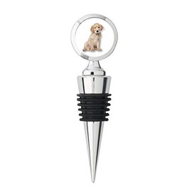 Labrador Metal Stainless Steel Bottle Wine Stopper