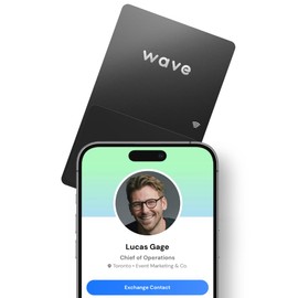 Digital Business Card by Wave - NFC Smart Contact Card (Stainless Steel)