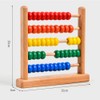 Toyvian Abacus Colorful Bead Wood Classic Abacus Counting Tool Portable