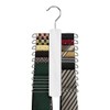 POFET Wooden tie rack, 360° rotating tie rack, wardrobe tie
