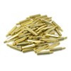 Hxchen M3 x 20mm + 6mm Male to Female Thread Brass Hexagon Hex Standoff Spacer Pillars - (50 Pcs)