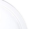 JAM Paper Round Plastic Party Plates - Medium - 9