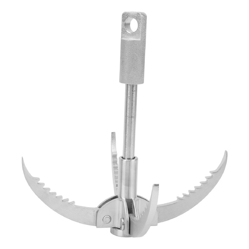 Grappling Hook with 4 Folding Claw Stainless Steel Multifunctional Outdoor