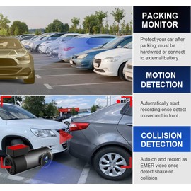 Upgraded Superlight Mini 02 Built in WiFi GPS Dash Cam Car Dashboard Camera Recorder, 64GB Micro Card Storage, 170° Wide Angle, Night Vision, Parking Mode, Super Capacitor