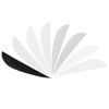 Gateway Parabolic Feathers Black 4 in. RW 100 pk.