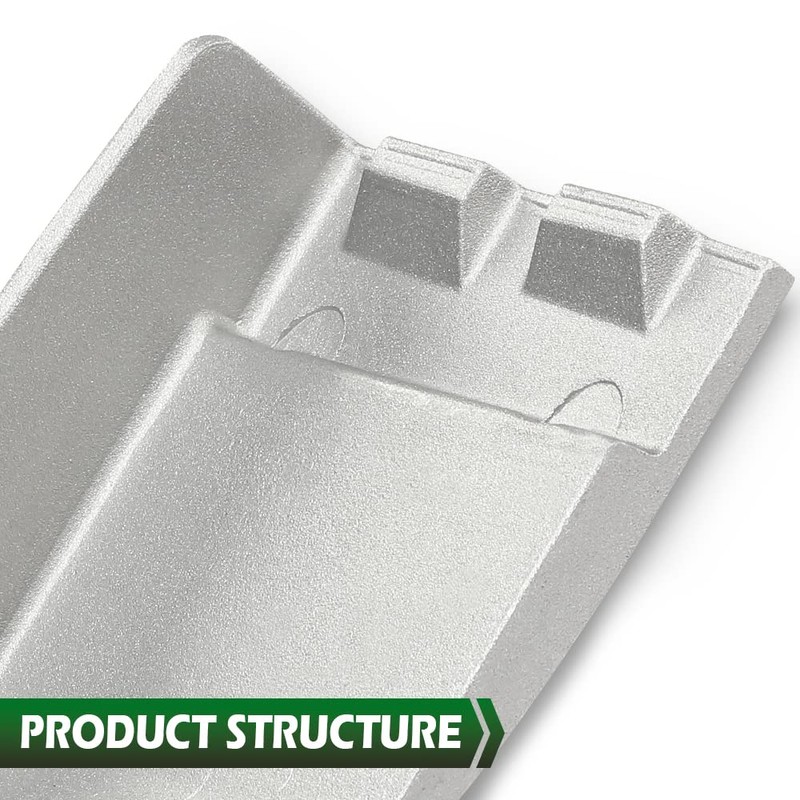 GRAND ORANGE Corner Cap Bracket Pontoon Boat Aluminum C-Shaped