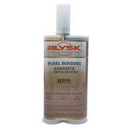 BLYSK Panel Bonding Adhesive MB90, Two-Part Epoxy, Urethane Epoxy, Durable Adhesive Bond, Metal, Aluminum, Plastic, High Strength Bond, Reduces Welding Time - 200 ml/6.75 fl oz. Cartridge (1)