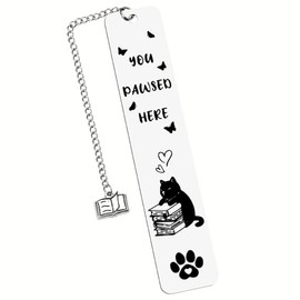 Cat Lover Valentines Day Gifts Reading Gift Bookmarks Cat Mom Mothers Day Gifts Birthday Gifts for Book Lovers Women Graduation Reader Gift for Girls Cat Mama Lady Gifts for Cat Owner Female Book Mark