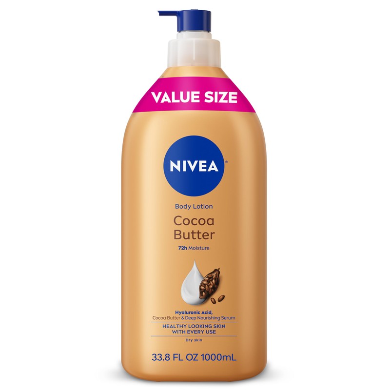 NIVEA Loción corporal de manteca de cacao para piel seca